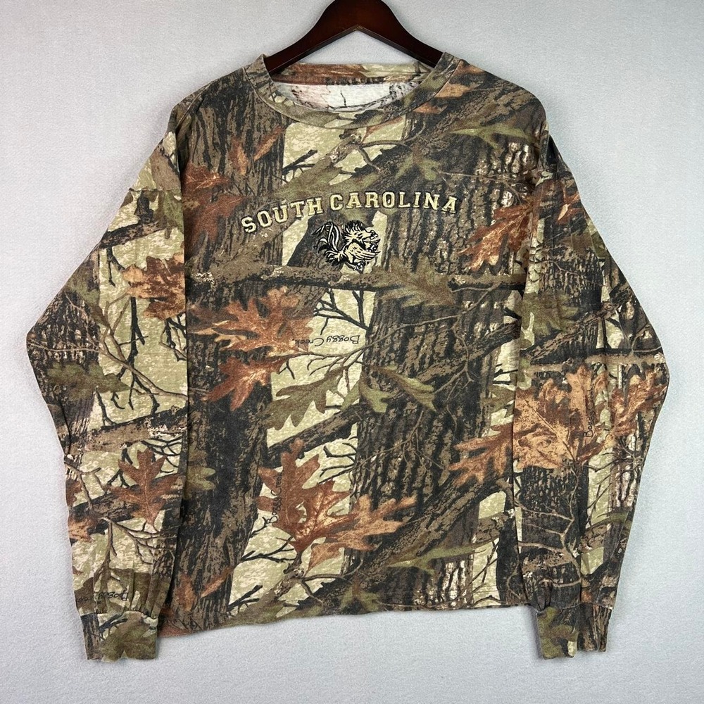 University of South Carolina Collegiate Camo Long Sleeve Tee Shirt